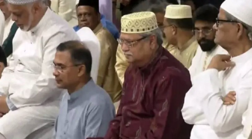 জাতীয় ঈদগাহে রাষ্ট্রপতি ও প্রধানমন্ত্রীর ঈদের নামাজ আদায়