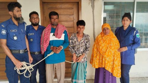 বেড়ায় অটোরিকশা চালক হত্যা: স্ত্রী ও তার সাবেক স্বামীসহ গ্রেফতার ৩