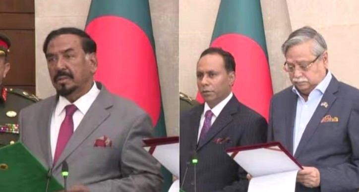 স্পিকার ও ডেপুটি স্পিকারকে শপথ পড়ালেন রাষ্ট্রপতি