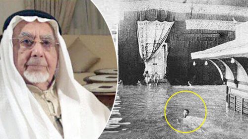 সাঁতার কেটে কাবাঘর তাওয়াফ