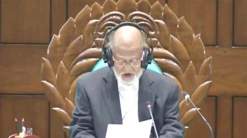 সংসদ পরিচালনায় সভাপতি ড. খন্দকার মোশাররফ