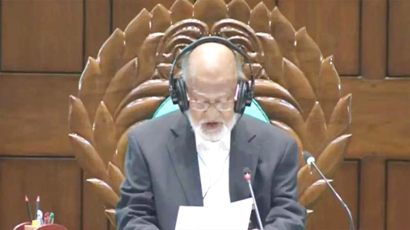 সংসদ পরিচালনায় সভাপতি ড. খন্দকার মোশাররফ