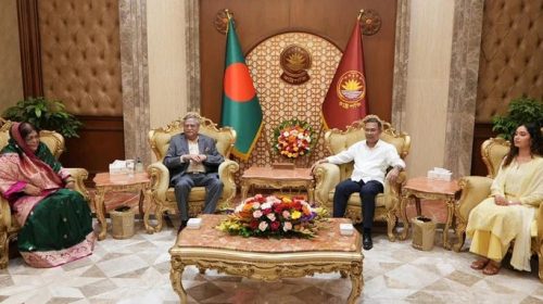 প্রথমবার বঙ্গভবনে রাষ্ট্রপতির সঙ্গে প্রধানমন্ত্রীর সাক্ষাৎ