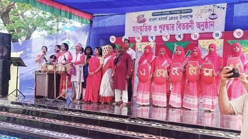 টঙ্গীবাড়িতে জাঁকজমকপূর্ণ আয়োজনে পহেলা বৈশাখ উদযাপন