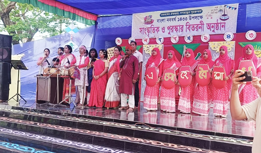 টঙ্গীবাড়িতে জাঁকজমকপূর্ণ আয়োজনে পহেলা বৈশাখ উদযাপন