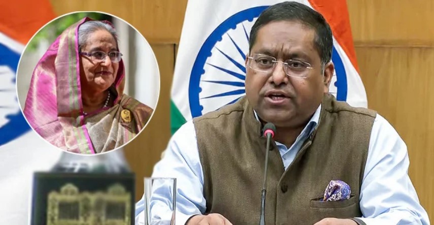 শেখ হাসিনাকে ফেরানোর অনুরোধ বিবেচনা করছে ভারত: রণধীর জয়সওয়াল