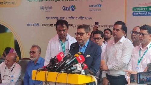 ৩ মে থেকে হামের টিকা মিলবে সারাদেশে: স্বাস্থ্যমন্ত্রী