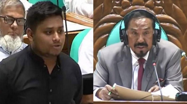 'দিস ইজ নট শাহবাগ স্কয়ার', হাসনাতকে স্পিকার